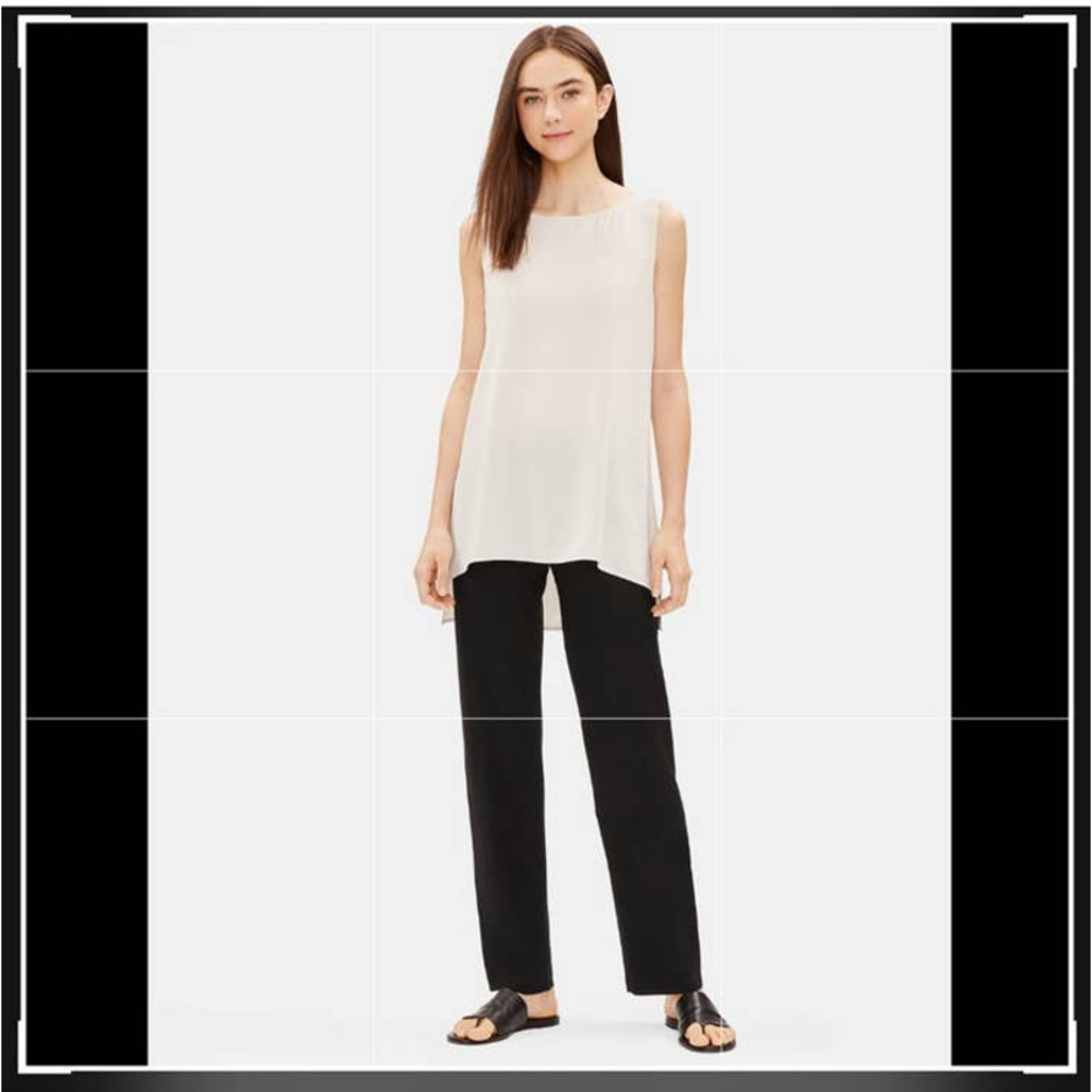 Eileen Fisher Straight Leg Black Yoga Pants